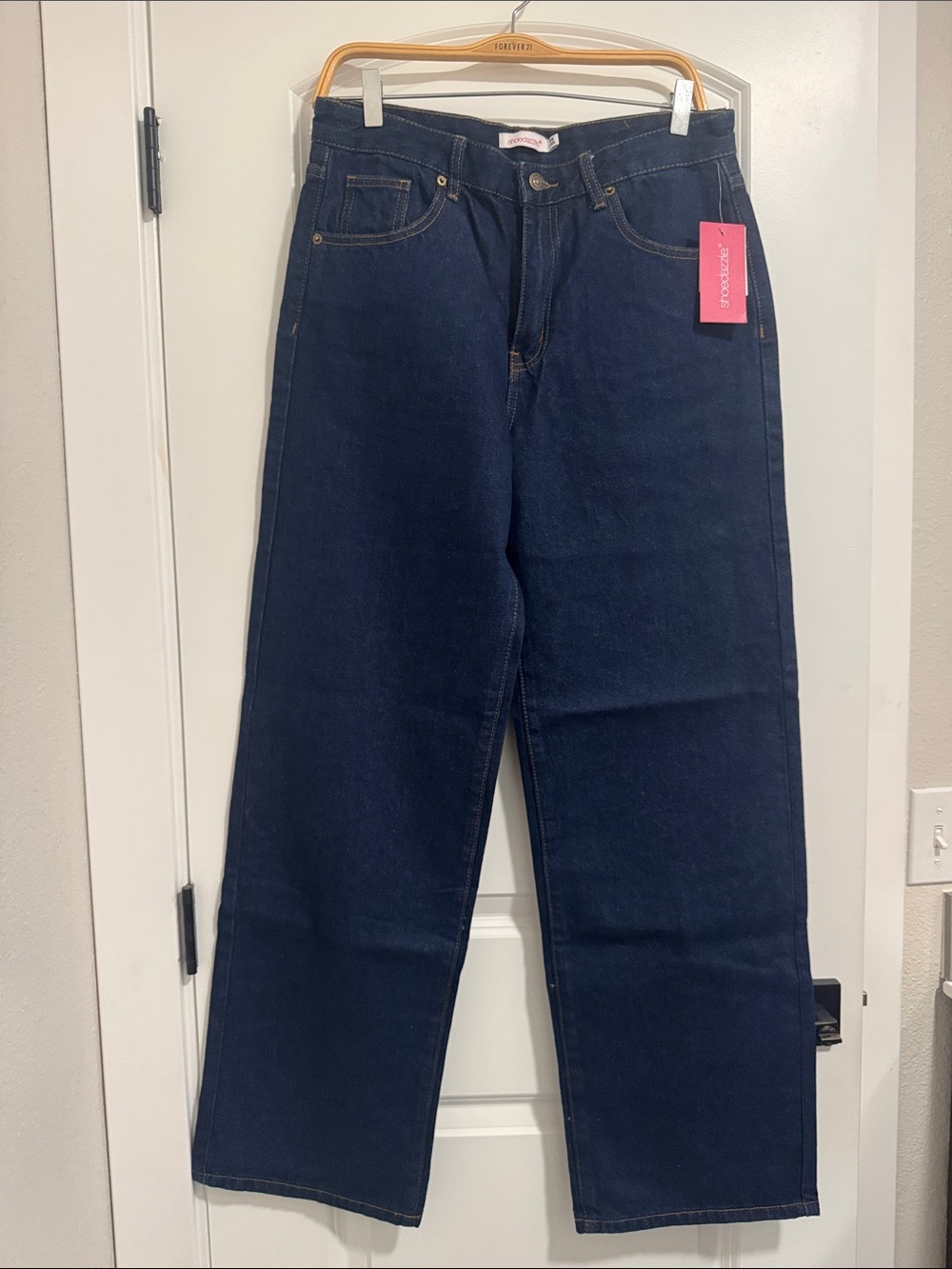 Shoe Dazzle Dark Blue High-Rise Jeans